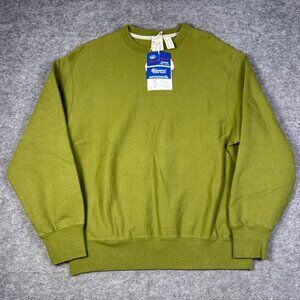 Champion Sweatshirt Mens Small Green Reverse Weave Crewneck Army Olive Throwback
